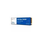 image produit WD Blue SN580 M.2 NVMe SSD 250 Go, PCIe Gén. 4 x4, avec vitesse de lecture jusqu'à 4 000 Mo/s