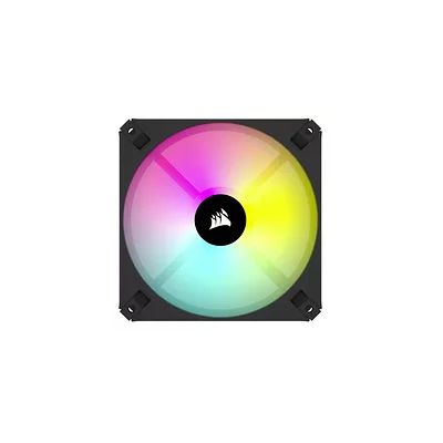 image Corsair iCUE AR120 RGB Digital 120mm Compatible ARGB Ventilateur - Noir