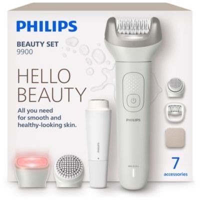 Epilateur électrique PHILIPS BRE738/00 Kit bien-etre