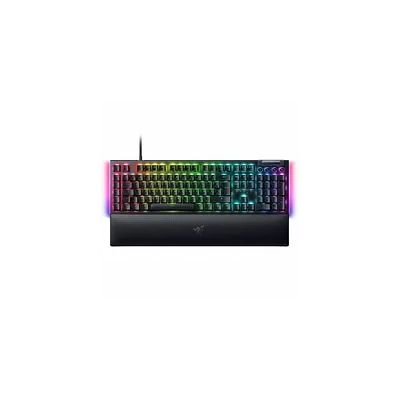 Razer BlackWidow V4 - Clavier Gaming Mécanique Chroma RGB - Snap Tap - Switches Mécaniques Verts (6 Touches Macros Dédiées, Touches ABS à Double Injection) Clavier AZERTY | Noir
