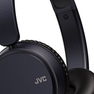 image JVC Casque sans Fil avec Bluetooth 5.2, Microphone, Batterie 35h, 3 Modes de Son et égaliseur. Légers, Basses puissantes et Design réglable, HA-S36W-A (Bleu)