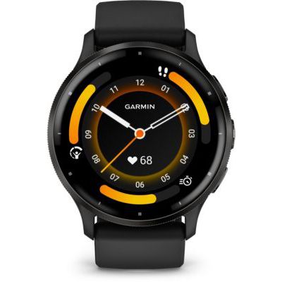 image Garmin Venu 3 - Montre connectée GPS Sport et santé - Gray avec Bracelet Noir
