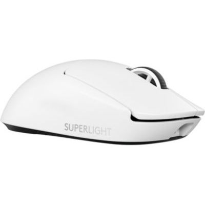 image Logitech G PRO X SUPERLIGHT 2 LIGHTSPEED Souris Gaming Sans Fil, Légère, Switchs Hybrides LIGHTFORCE, Capteur HERO 2, 32 000 DPI, 5 Boutons Programmables, Prise USB-C, PC et Mac - Blanc