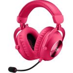 image produit Logitech G Pro X 2 Lightspeed Casque Audio Bluetooth, Micro-Casque détachable, Enceinte graphène 50 mm, DTS:X Casque 2.0—7.1 Surround, Bluetooth/USB/3,5 mm Aux, PC, PS5, PS4, Nintendo Switch - Rose