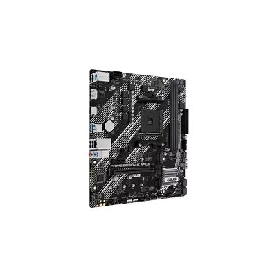 image ASUS Prime B550M-K ARGB - Carte mère AMD B550 Ryzen AM4 mATX (Deux emplacements M.2, PCIe 4.0, Realtek 1 Go Ethernet, DisplayPort/HDMI, SATA 6 Gbps, USB 3.2 Gen 1, USB 3.2 Gen 1 Type-C Avant et Aura