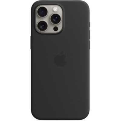 image Apple Coque en Silicone avec MagSafe pour iPhone 15 Pro Max - Noir ​​​​​​​