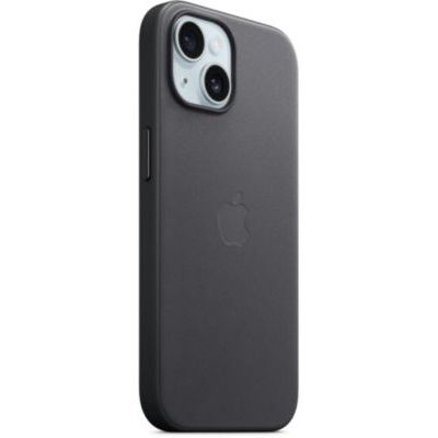 image Apple Coque en Tissage Fin avec MagSafe pour iPhone 15 - Noir ​​​​​​​