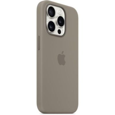 image Apple Coque en Silicone avec MagSafe pour iPhone 15 Pro - Argile ​​​​​​​