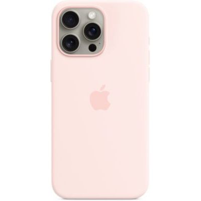 image Apple Coque en Silicone avec MagSafe pour iPhone 15 Pro Max - Rose pâle ​​​​​​​