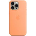 image produit Apple Coque en Silicone avec MagSafe pour iPhone 15 Pro Max - Sorbet à l’Orange ​​​​​​​