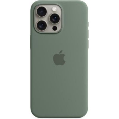 image Apple Coque en Silicone avec MagSafe pour iPhone 15 Pro Max - Cyprès ​​​​​​​