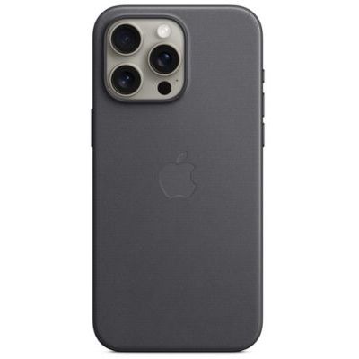 image Apple Coque en Tissage Fin avec MagSafe pour iPhone 15 Pro Max - Noir ​​​​​​​