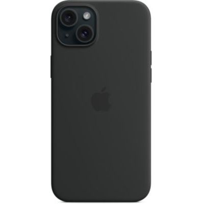 image Apple Coque en Silicone avec MagSafe pour iPhone 15 Plus - Noir ​​​​​​​