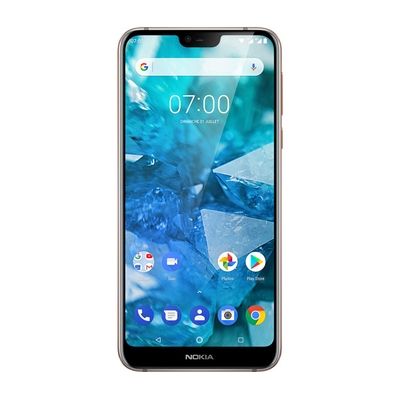 image Nokia 7.1 Smartphone Débloqué (Ecran : 5,8 pouces - 32Go ROM - 3Go RAM - Dual SIM)  Argent [Version Française]