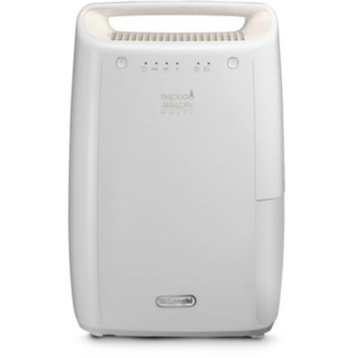 image De'Longhi Tasciugo AriaDry Déshumidificateur DEX210SF, Déshumidificateur Portable avec Système de Filtration à 3 Actions, Fonction Séchage, Déshumidification 14L/Jour, R290, Réservoir Amovible, Blanc