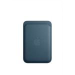 image produit Apple Porte‑Cartes en Tissage Fin pour iPhone avec MagSafe - Bleu Pacifique ​​​​​​​
