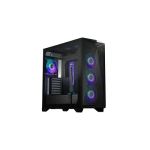 image produit MSI MPG GUNGNIR 110R White – Boîtier PC de Jeu Moyen de qualité supérieure – Panneau latéral en Verre trempé – Ventilateurs ARGB 120 mm – Support de Refroidissement Liquide jusqu'à 360 mm – Boîtier