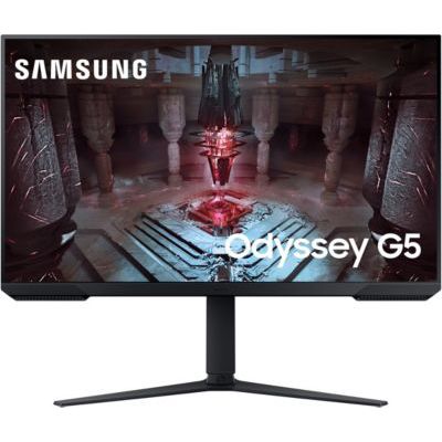image Samsung ODYSSEY G5 G51C 32'' 165Hz -1ms, Dalle VA, Résolution QHD 2,560 x 1,440, 3000 : 1, HDR10, AMD FreeSync Premium Pro, Display Port, USB & Pied Ajustable, HDMI