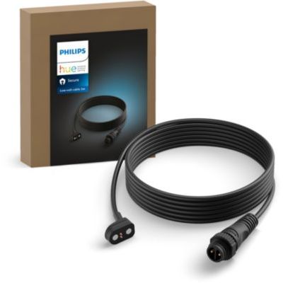 image Philips Hue Câble de Charge d'Extérieur CSA-2DA 5 m (24 V) - Noir