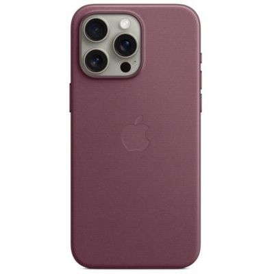 image Apple Coque en Tissage Fin avec MagSafe pour iPhone 15 Pro Max - Mûre ​​​​​​​