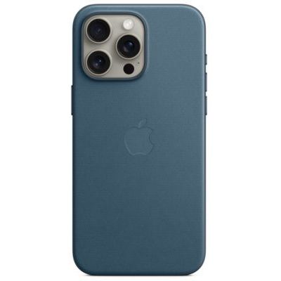 image Apple Coque en Tissage Fin avec MagSafe pour iPhone 15 Pro Max - Bleu Pacifique ​​​​​​​