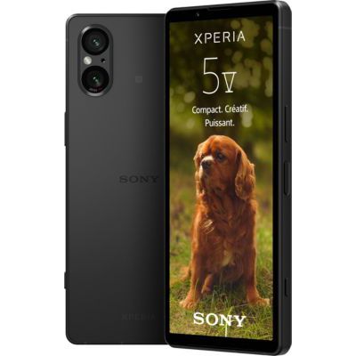 image Sony Xperia 5 V - Smartphone Android, Téléphone Portable - Ecran 6.5 Pouces 21:9 CinemaWide 4K HDR OLED Etui pour Xperia 5 V - Noir