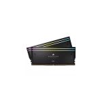 image produit CORSAIR Dominator Titanium RGB DDR5 RAM 64GB (2x32GB) DDR5 6600MHz CL32 Intel XMP Mémoire Informatique Compatible iCUE - Noir (CMP64GX5M2X6600C32)
