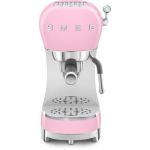 image produit Smeg, Machine à Café Expresso Manuelle ECF02PKEU, Système Thermoblock et Buse Vapeur, 4 Fonctions Expresso, Plateau Amovible, Porte Filtre, Réservoir d'Eau 1 L, Dimensions Compactes, 1350W, Rose