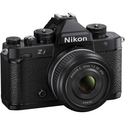 image Nikon kit Z f + Z 40mm f/2 SE, Appareil Photo Hybride capteur Plein Format (24,5 MP, 4K Ultra HD à 60p, Expeed 7, Rafale 30 i/s, écran Tactile orientable,..)