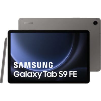 image Samsung Galaxy Tab S9 FE Tablette, 10.9'' 5G 128Go, S Pen inclus, Batterie longue durée, Certification IP 68, Anthracite, Version FR
