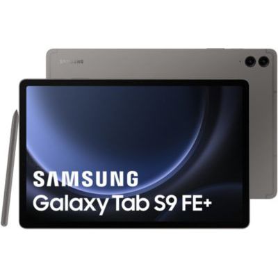 image Samsung Galaxy Tab S9 FE+ Tablette, 12.4'' Wifi 128Go, S Pen inclus, Batterie longue durée, Certification IP 68, Anthracite, Version FR