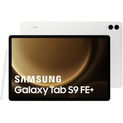 image Samsung Galaxy Tab S9 FE+ Tablette, 12.4'' Wifi 128Go, S Pen inclus, Batterie longue durée, Certification IP 68, Argent, Version FR
