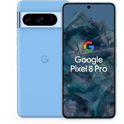 image Google Pixel 8 Pro – Smartphone Android débloqué avec téléobjectif, 24 Heures d'autonomie et écran Super Actua– Bleu Azur, 128GB