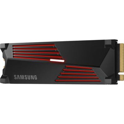 image Samsung SSD Serie 990 Pro + dissipateur M.2 4To 2280 PCIe 4.0 x4 NVMe/MZ-V9P4T0GW
