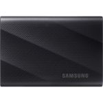 image produit Samsung SSD Externe T9 Portable, 1 To, Vitesses de lecture/écriture jusqu'à 2000 Mo/s¹, USB 3.2 Gen 2x2, Compatible Mac, PC, Android et Appareils photo 12K, Noir, MU-PG1T0B/EU