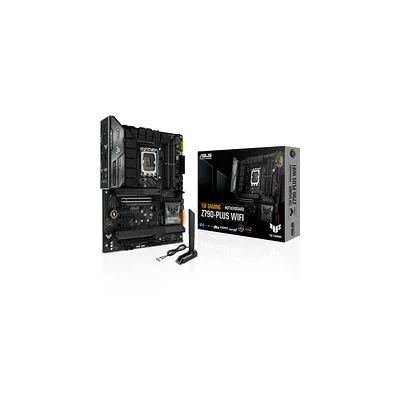 image ASUS TUF Gaming Z790-PLUS Carte mère Intel LGA 1700 ATX (PCIe 5.0, Quatre M.2, 16+1 DrMOS, DDR5, 2,5 Go Ethernet, Wi-FI 6E, USB 3.2 Gen 2x2 Type C, Thunderbolt (USB4), Aura Sync, AEMP II)