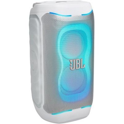 image JBL PartyBox 130 Enceinte Portable avec JBL Sound Puissant, Bluetooth, Jeu de Lumières Dynamique, Design IPX4 résistante aux éclaboussures, Jusqu’à 15 Heures de Charge, Blanc