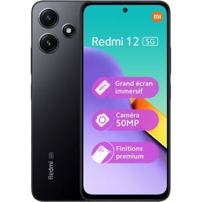 image SMARTPHONE NU XIAOMI REDMI12-256GO-BLACK