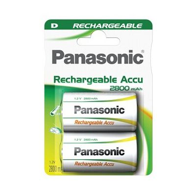 image Pile rechargeable Panasonic HIGH CAPACITY D LR20 X2 2800 mAh