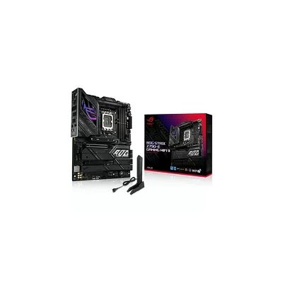 ASUS ROG Strix Z790-E Gaming WiFi II – Carte mère Gaming Intel Z790 LGA 1700 ATX (DDR5, 18+1 DrMOS, 5 x M.2, PCIe 5.0, WiFi 7, USB 20Gbps PD 3.0 à 30W, Aura Sync RGB)
