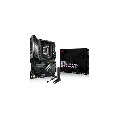 ASUS ROG Maximus Z790 APEX Encore Carte mère Intel LGA 1700, ATX DDR5, Intel Wi-FI 7, 5 emplacements M.2, PCIe 5.0 NVMe SSD, USB Type-C, AI Overclocking, Cooling II et Networking, Aura Sync RGB Noir