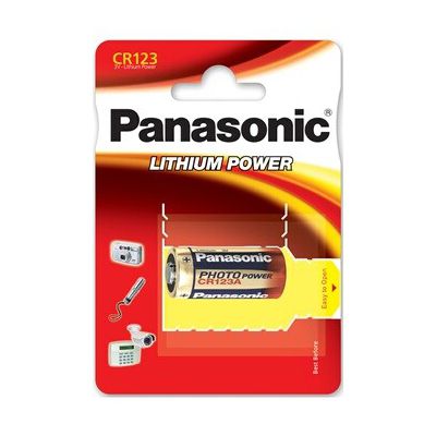 image Panasonic Batterie Lithium Photo für z.B. Kameras CR 123 A P 1-BL