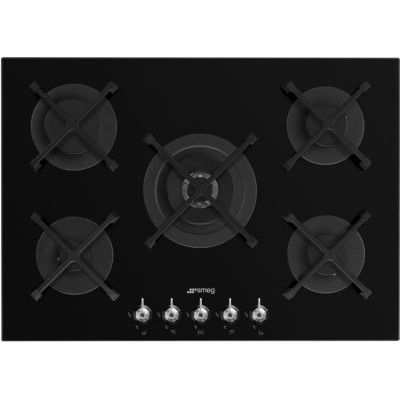 image SMEG PV375N, Plaque de cuisson à gaz CLASSICA, Black