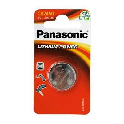 Panasonic Knopfzelle Lithium CR2450EL/1B (620 mAh, 3 Volt)