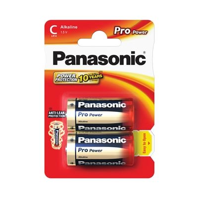 image Panasonic Pro Pack de 2 Batteries Alcaline