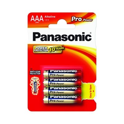 image Piles Panasonic PRO POWER AAA LR03 x4