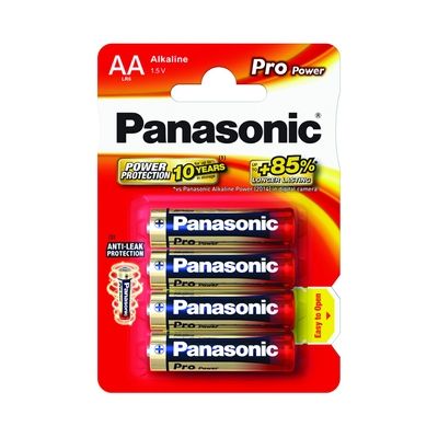 image Panasonic Pro Pack de 4 Batteries Alcaline