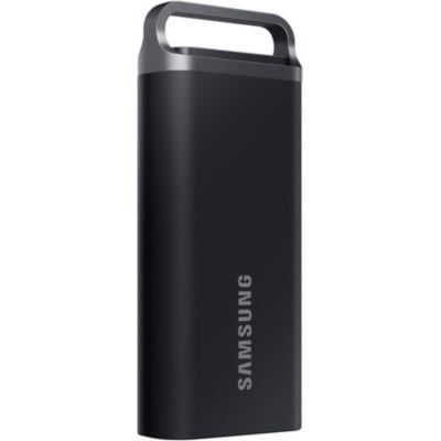 image Samsung SSD Externe T5 EVO Portable, 2 To, Vitesses de lecture/écriture Jusqu'à 460 Mo/s, USB 3.2 Gen1, Compatible MacOs, PC, appareils Android, consoles de jeux, Noir, MU-PH2T0S/EU