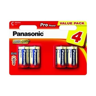 Piles Panasonic LR14 C x4 PRO POWER