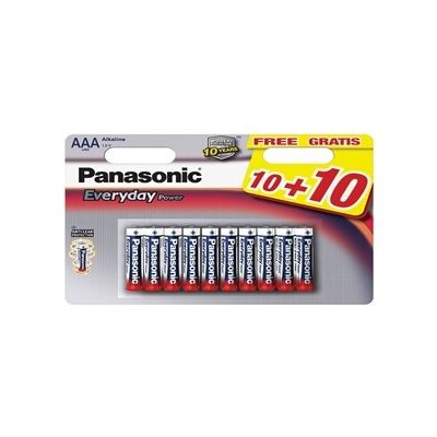 Piles Panasonic LR03 AAA Every Day Power 10+10